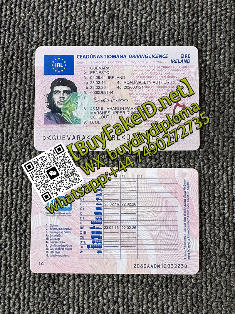 Ireland ID driving license