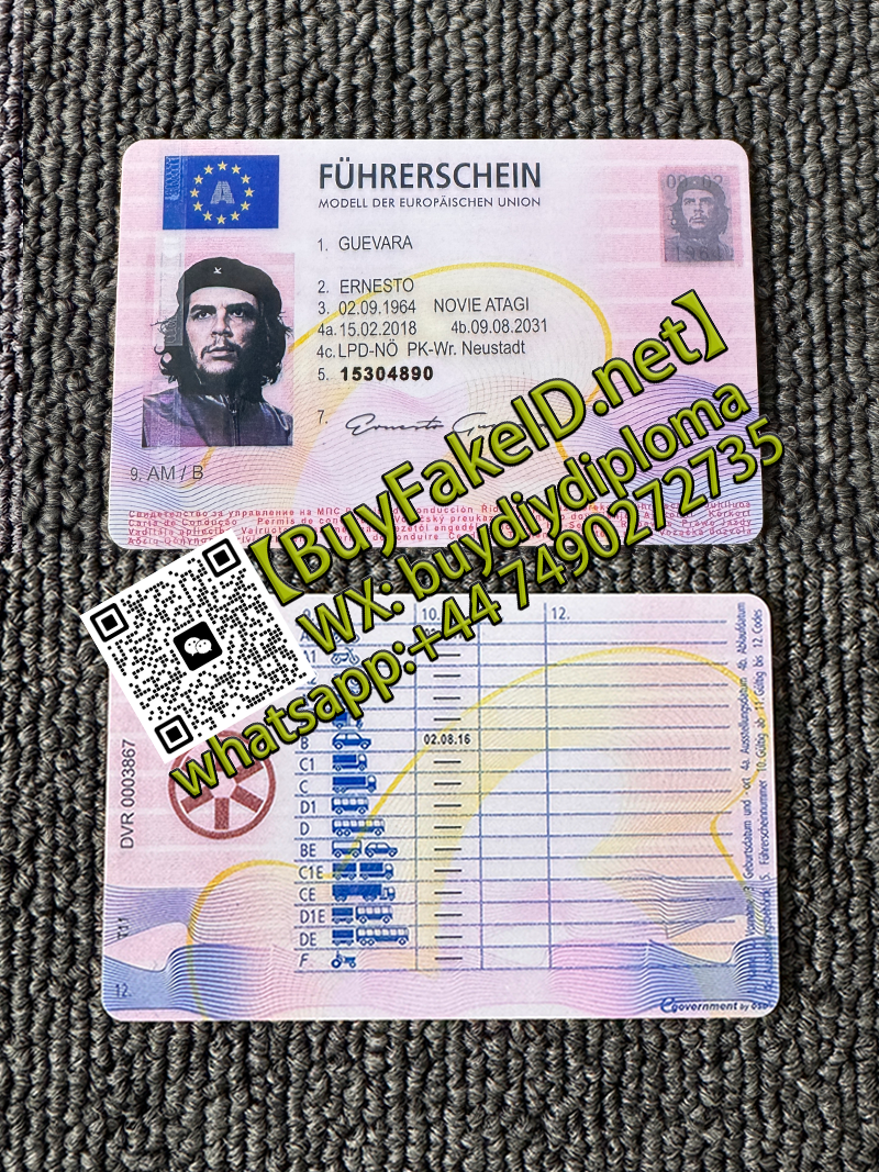 Austrian ID driving license
