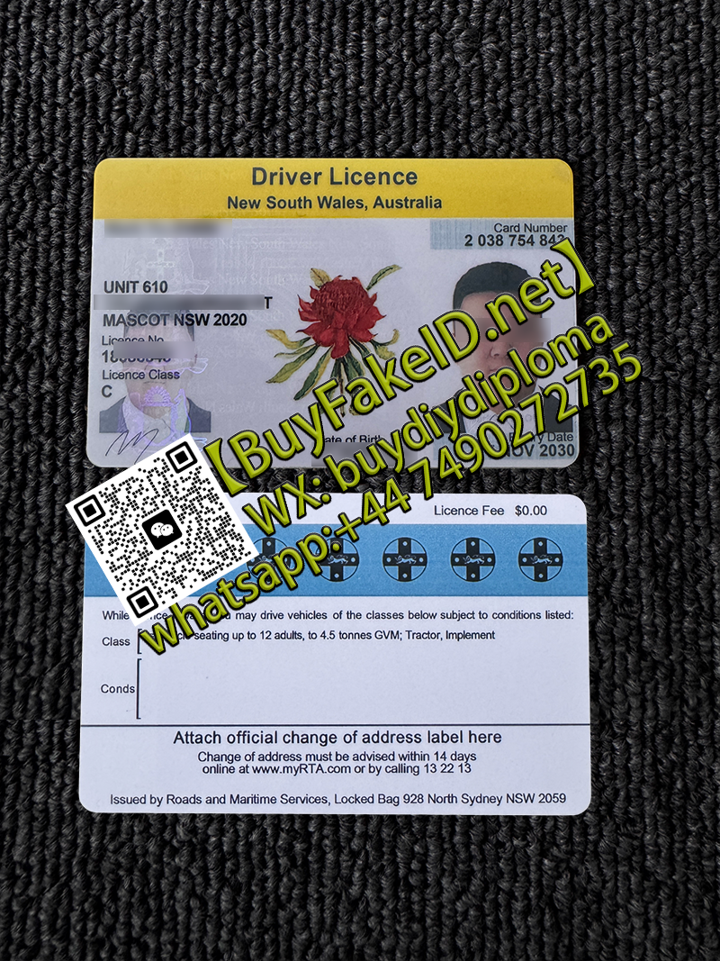 New South Wales,Australia ID Driver Licence