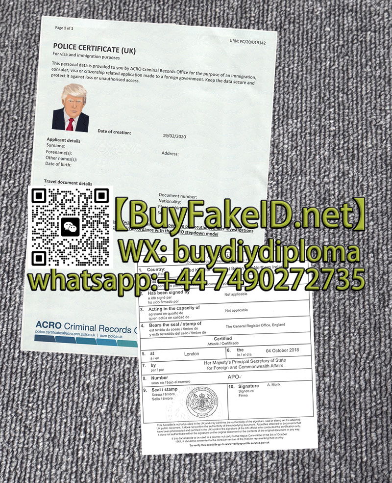 ACRO Certificate Apostille