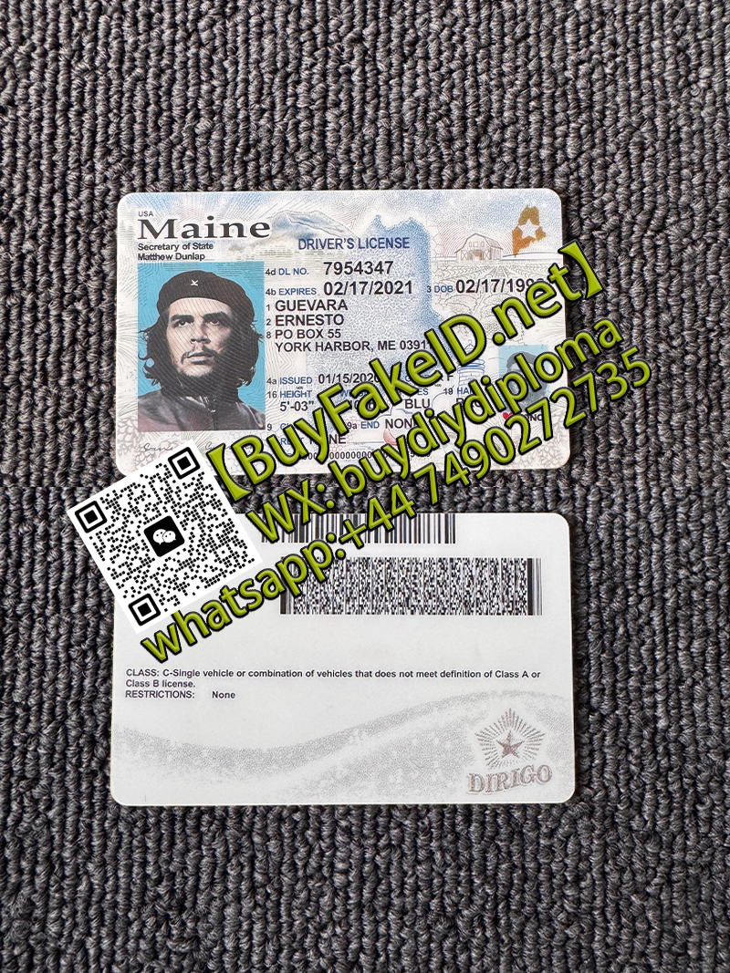 Maine ID Driver's license