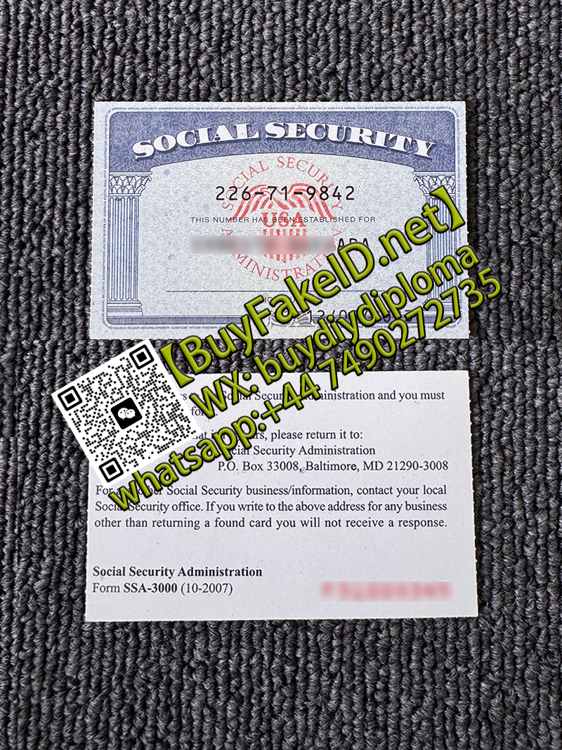 USA SSN Card