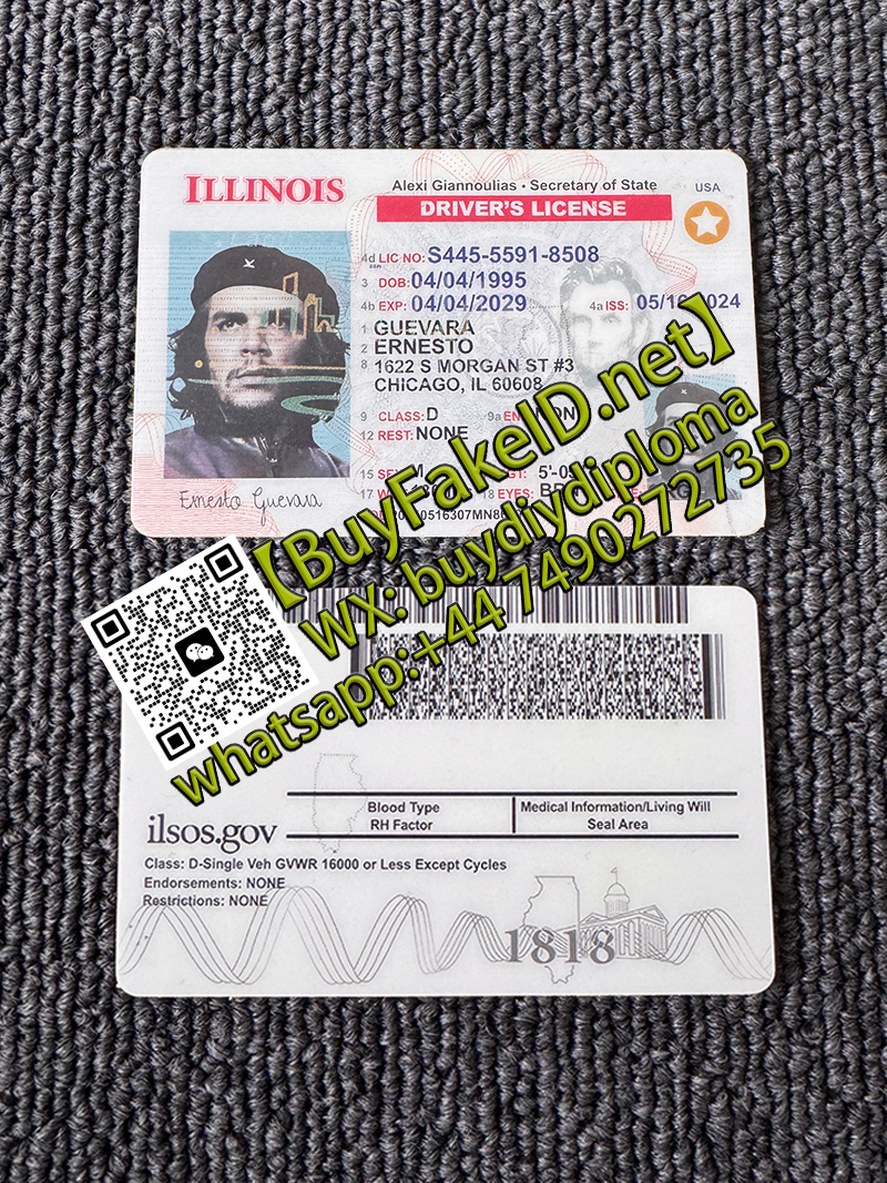 Illinois ID driver's license
