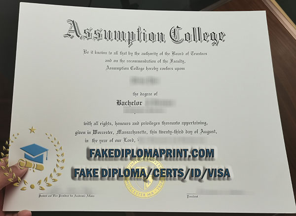 Assumption University diploma