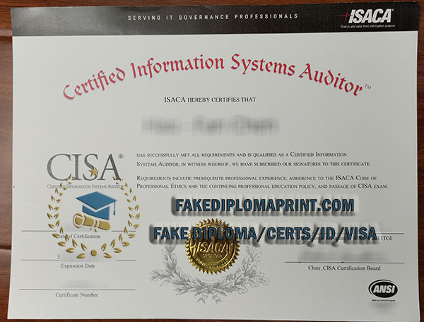 CISA certificate