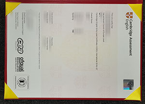 Cambridge Assessment English fake certificate