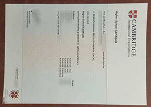 Cambridge certificate
