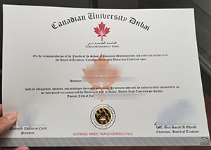 Canadian University Dubai diploma