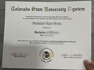 Colorado State University System degree