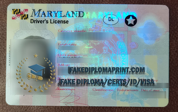 Maryland Driver license