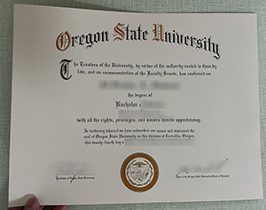 Oregon State University diploma