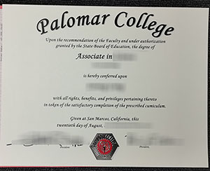 Palomar College diploma fake