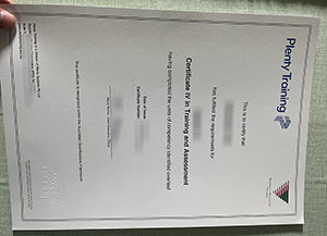 Plenty Training cert