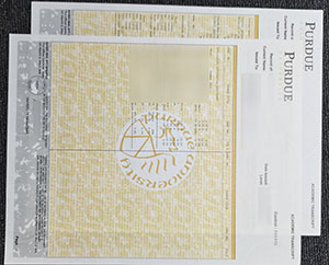 Purdue University transcript