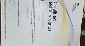 Order a QTS certificate,buy the Qualified Teacher Status cert