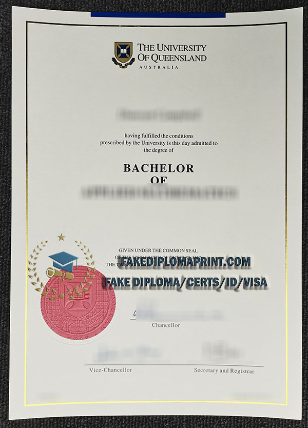 Queessland University degree