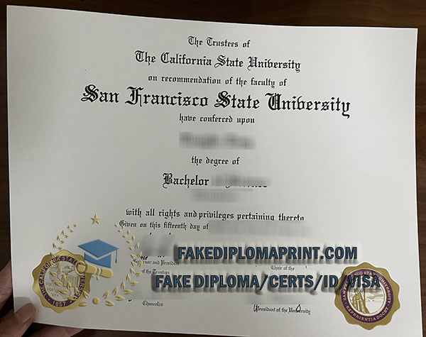 SFSU degree