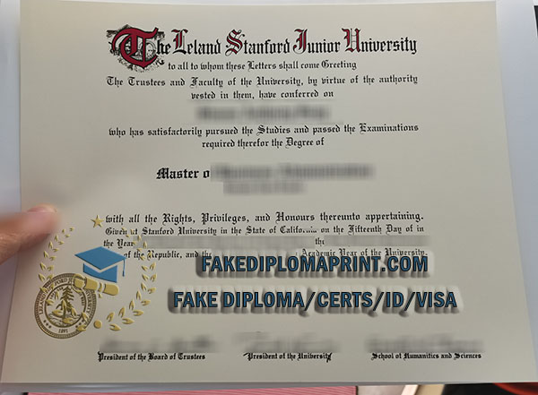Stanford University MBA degree
