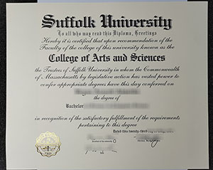 Suffolk University degree