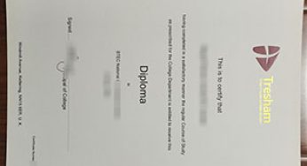 UK Tresham College diploma fake,buy a Tresham diploma