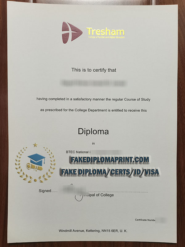 Tresham diploma