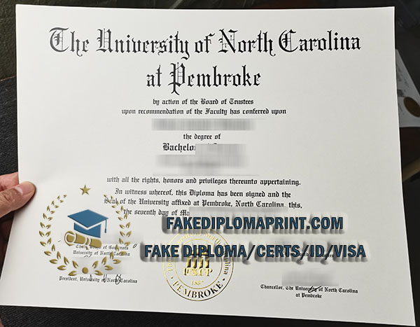 UNCP diploma