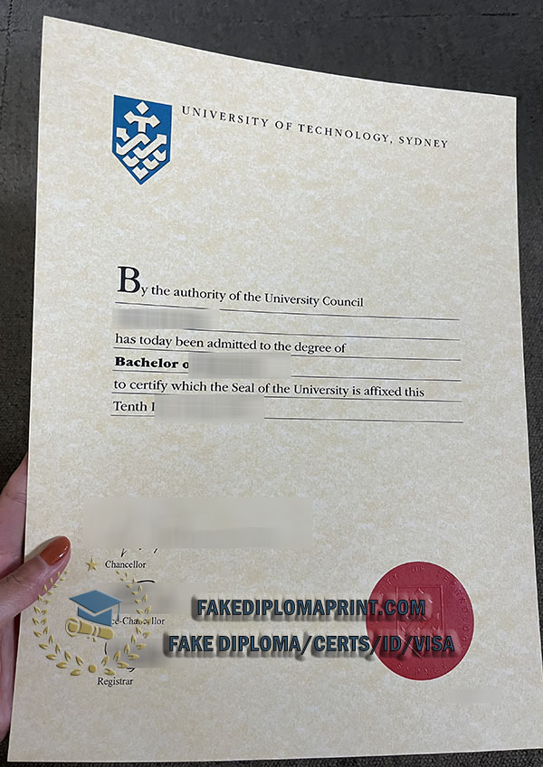 UTS fake diploma