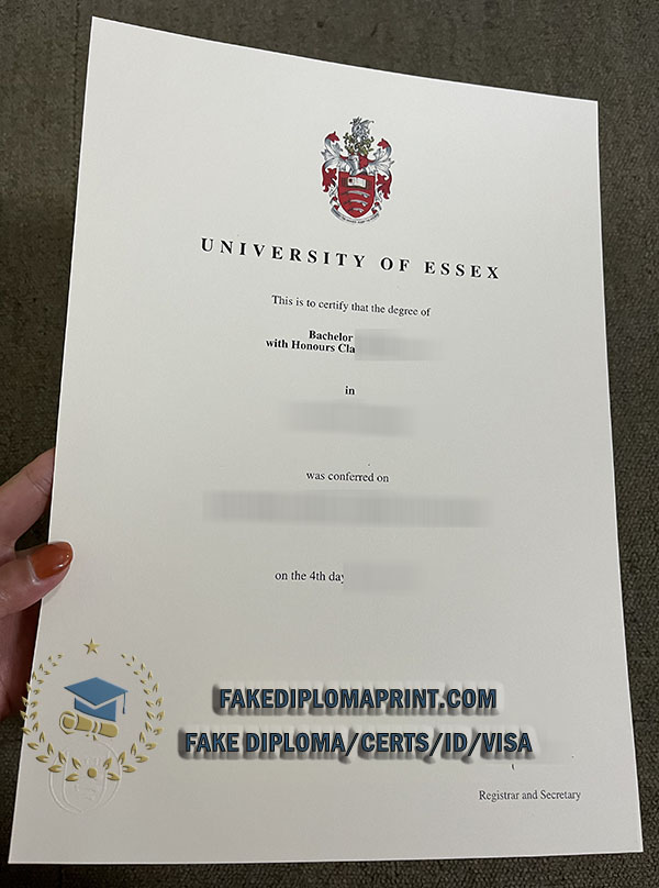 University of ESSEX degree