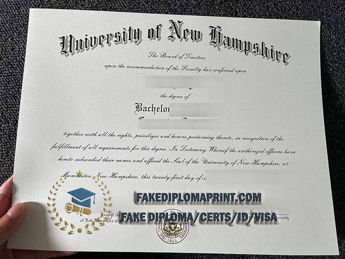 University of New Hampshire degree