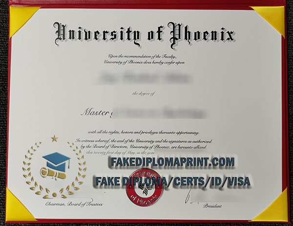 University of Phoenix diploma
