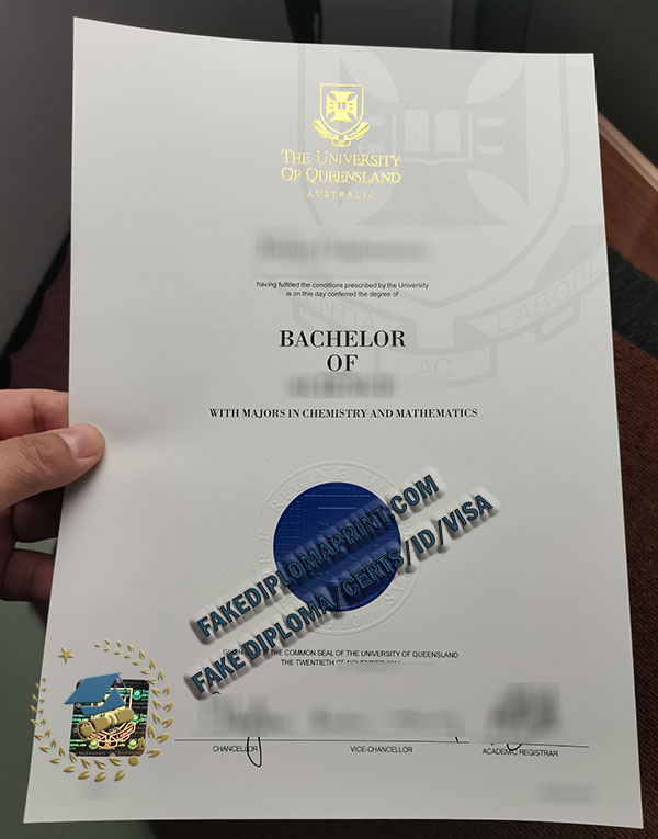 University of Queensland fake degree