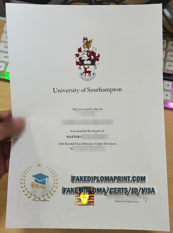 University of Southampton degree