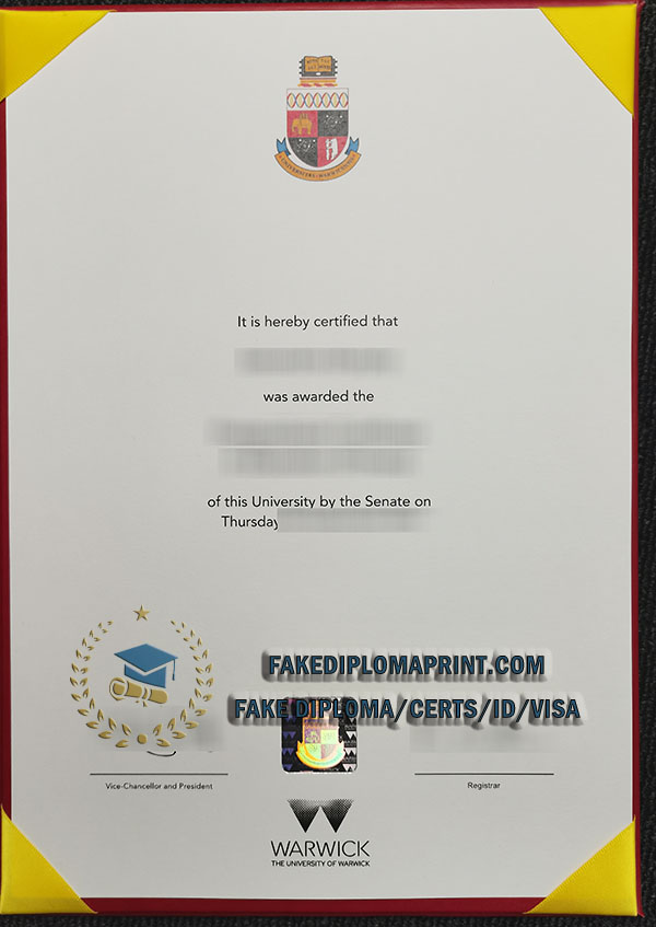 University of Warwick degree