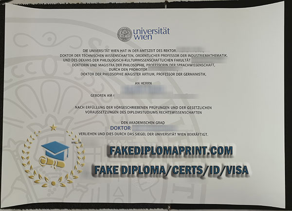 Universität Wien degree