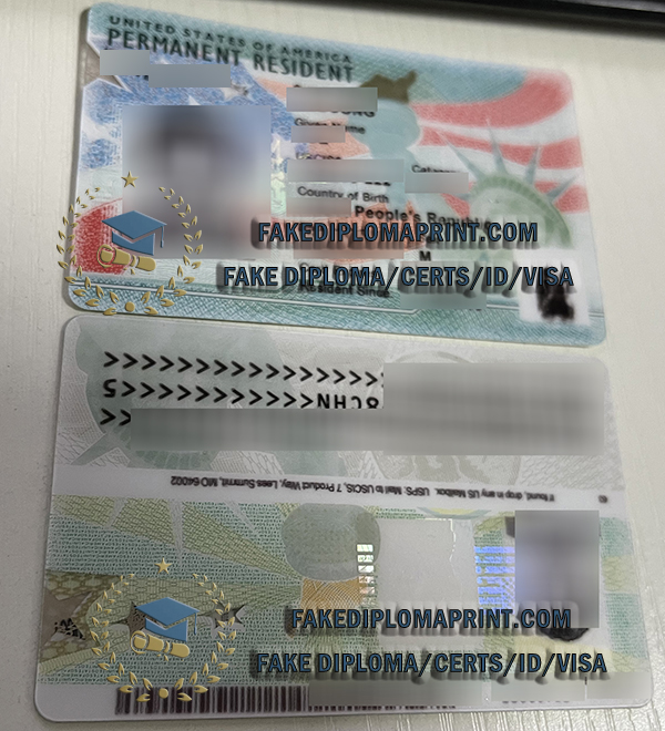 USA PR card
