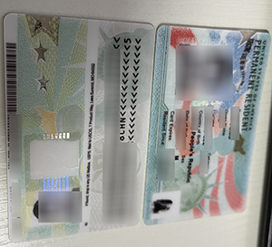 USA permit resident card