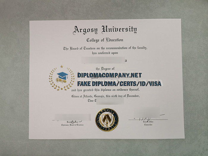 Argosy University Diploma