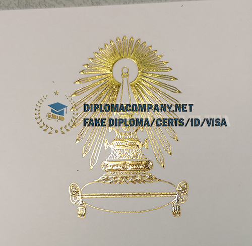 Chulalongkorn University Diploma Seal