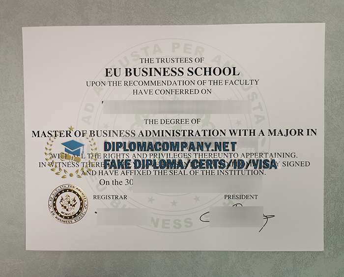 EU Business School Degree
