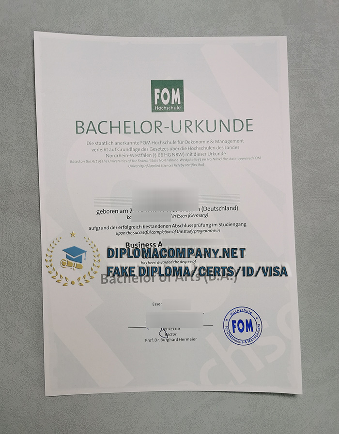 FOM Hochschule Urkuned