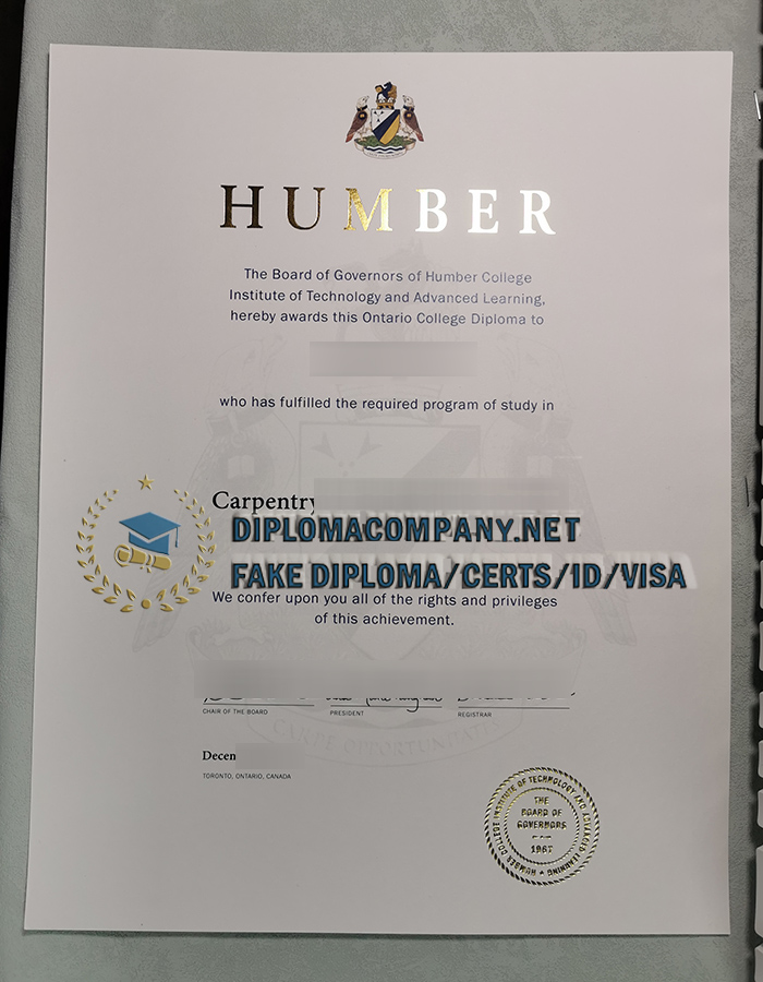 Humber College Degree