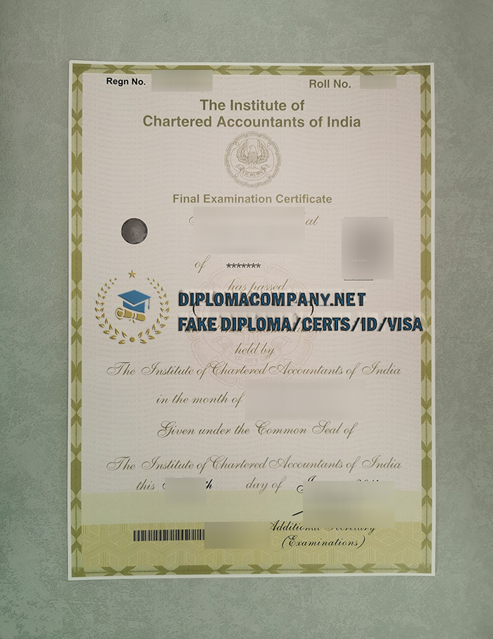 ICAI Certificate