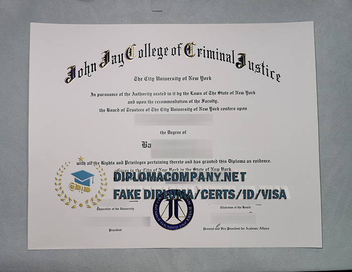 John Jay Diploma