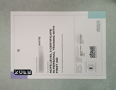 NCFE Certificate