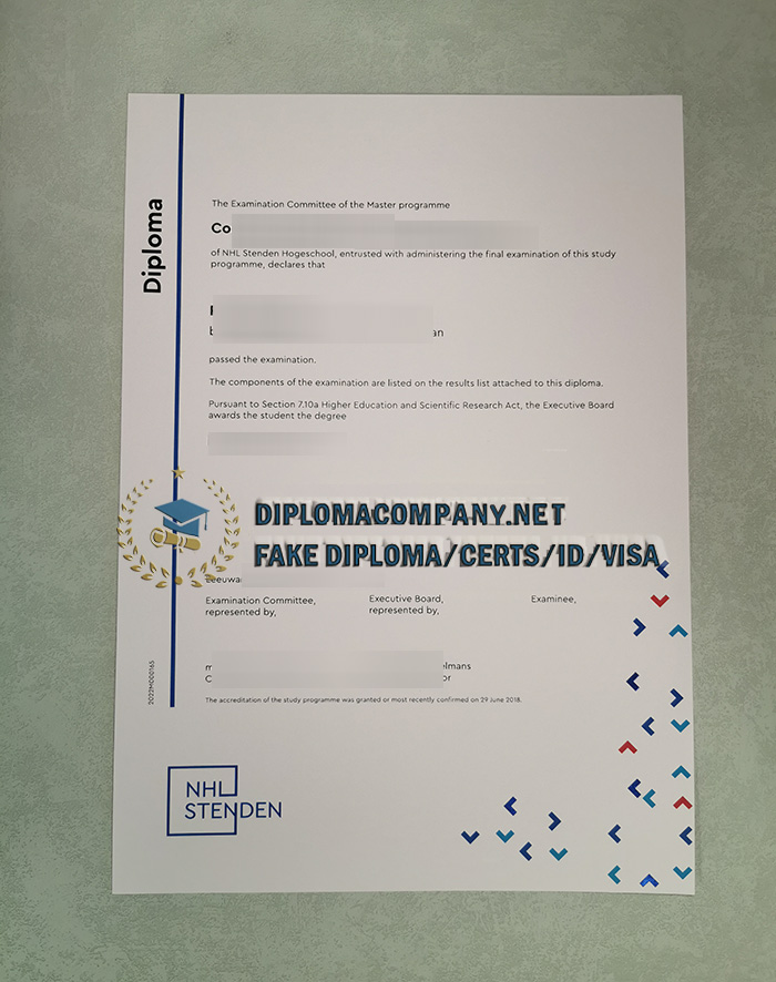 NHL Stenden Diploma