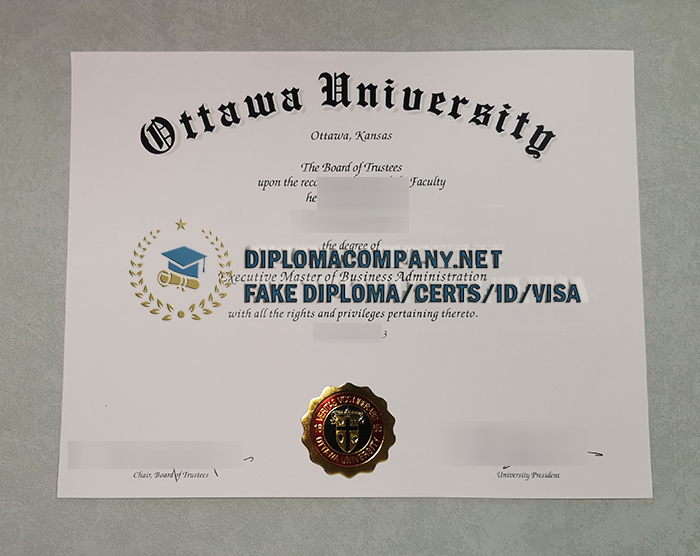 Ottawa University Diploma