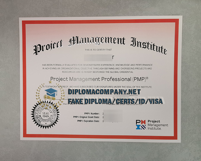 PMP Certificate
