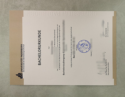 Paderborn University Urkunde
