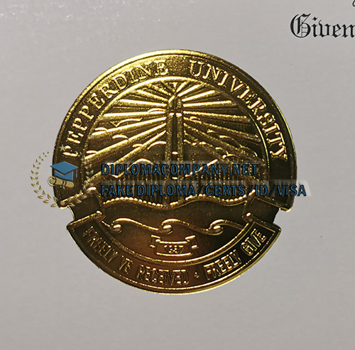 Pepperdine University Diploma Seal