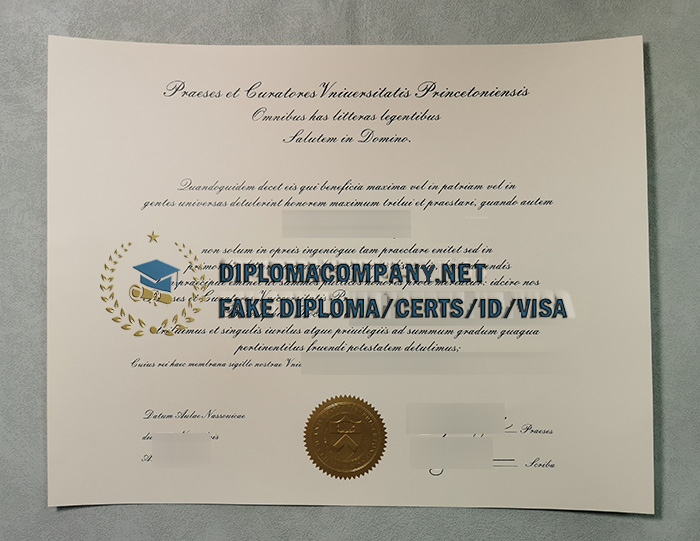 Princeton University Diploma